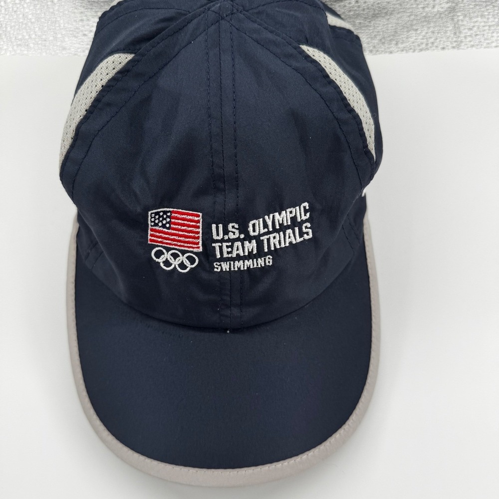 Hit US Olympic Team Trials Swimming 2024 Indianapolis Hat Navy Blue‎ Adjustable